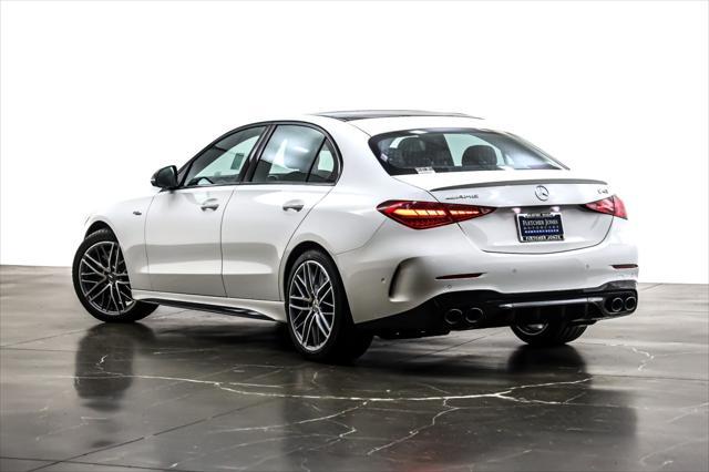 new 2025 Mercedes-Benz AMG C 43 car, priced at $69,230