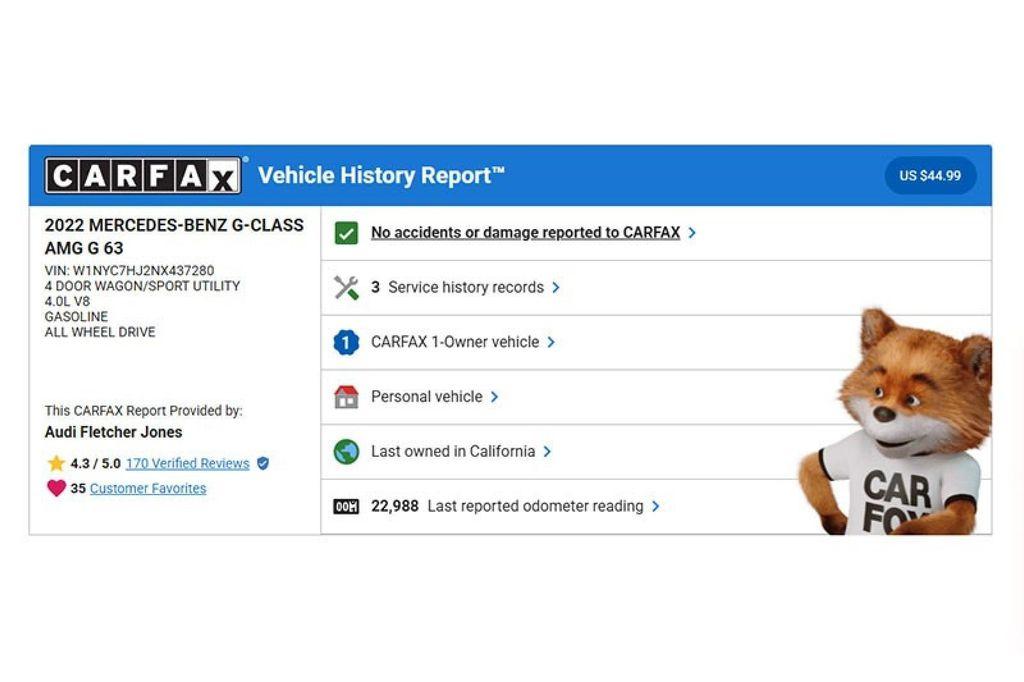 used 2022 Mercedes-Benz AMG G 63 car, priced at $167,891