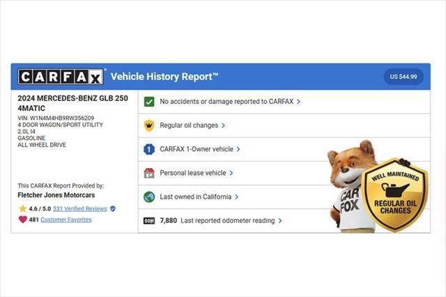used 2024 Mercedes-Benz GLB 250 car, priced at $42,894