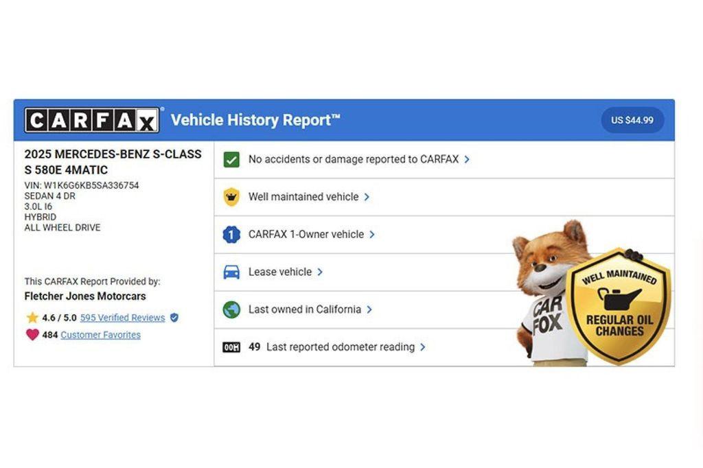 used 2025 Mercedes-Benz S-Class car, priced at $119,894