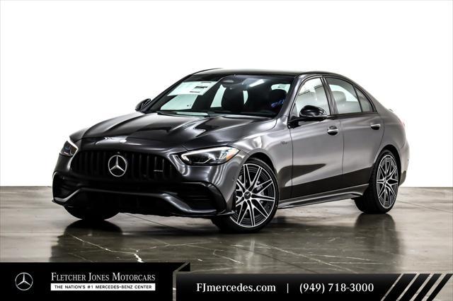 new 2025 Mercedes-Benz AMG C 43 car, priced at $72,930