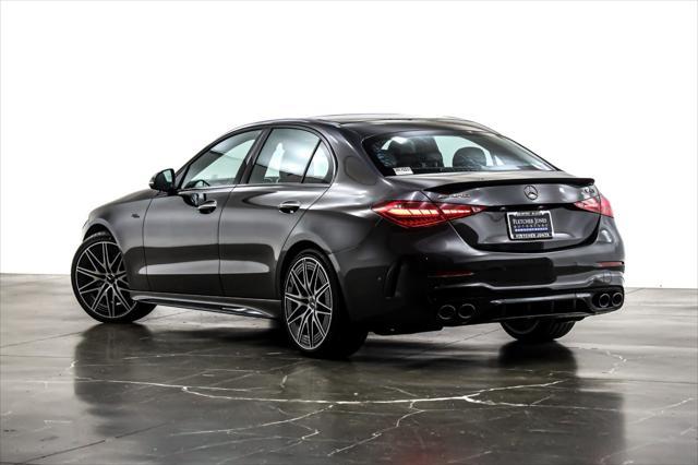 new 2025 Mercedes-Benz AMG C 43 car, priced at $72,930