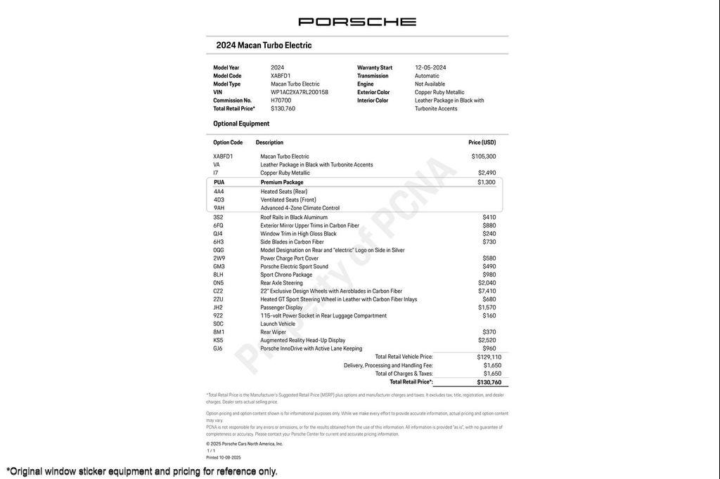 used 2024 Porsche Macan car, priced at $96,892