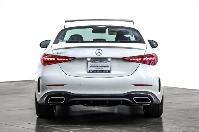 new 2025 Mercedes-Benz C-Class car, priced at $55,385