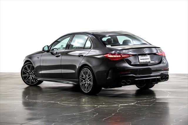 new 2025 Mercedes-Benz AMG C 43 car, priced at $72,105