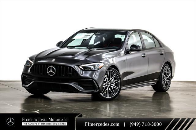new 2025 Mercedes-Benz AMG C 43 car, priced at $72,105