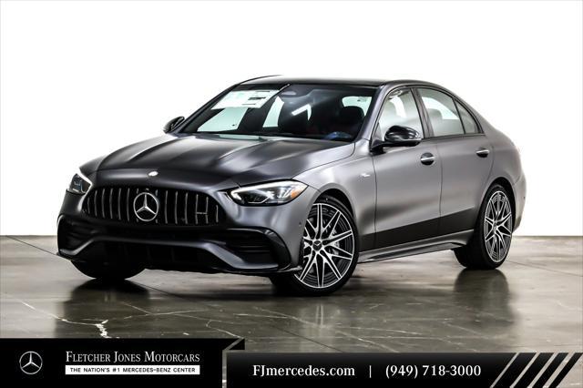 new 2025 Mercedes-Benz AMG C 43 car, priced at $74,880