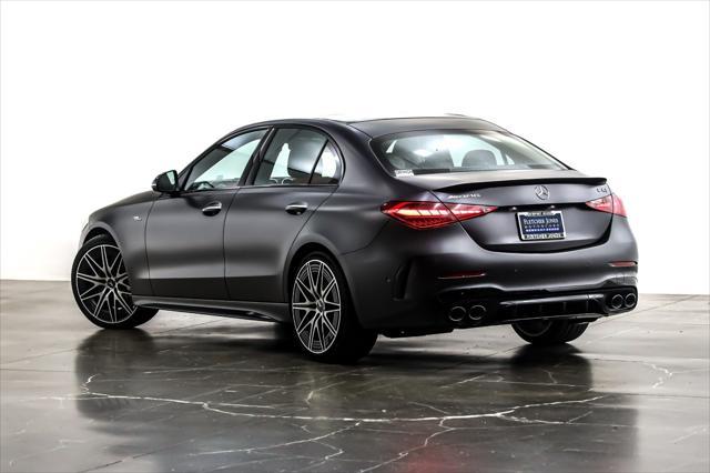 new 2025 Mercedes-Benz AMG C 43 car, priced at $74,880