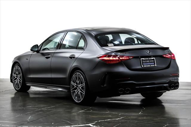 new 2025 Mercedes-Benz AMG C 43 car, priced at $73,360