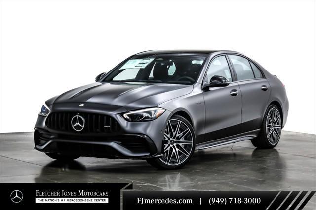 new 2025 Mercedes-Benz AMG C 43 car, priced at $73,360