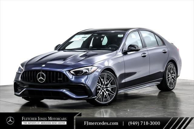 new 2025 Mercedes-Benz AMG C 43 car, priced at $73,905