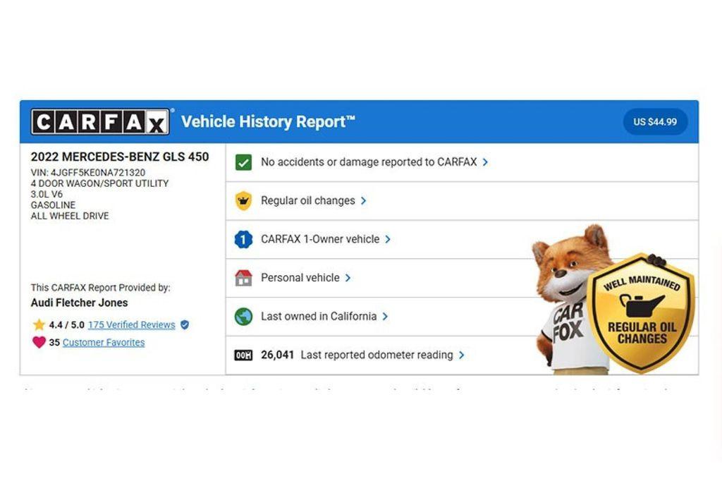 used 2022 Mercedes-Benz GLS 450 car, priced at $59,894