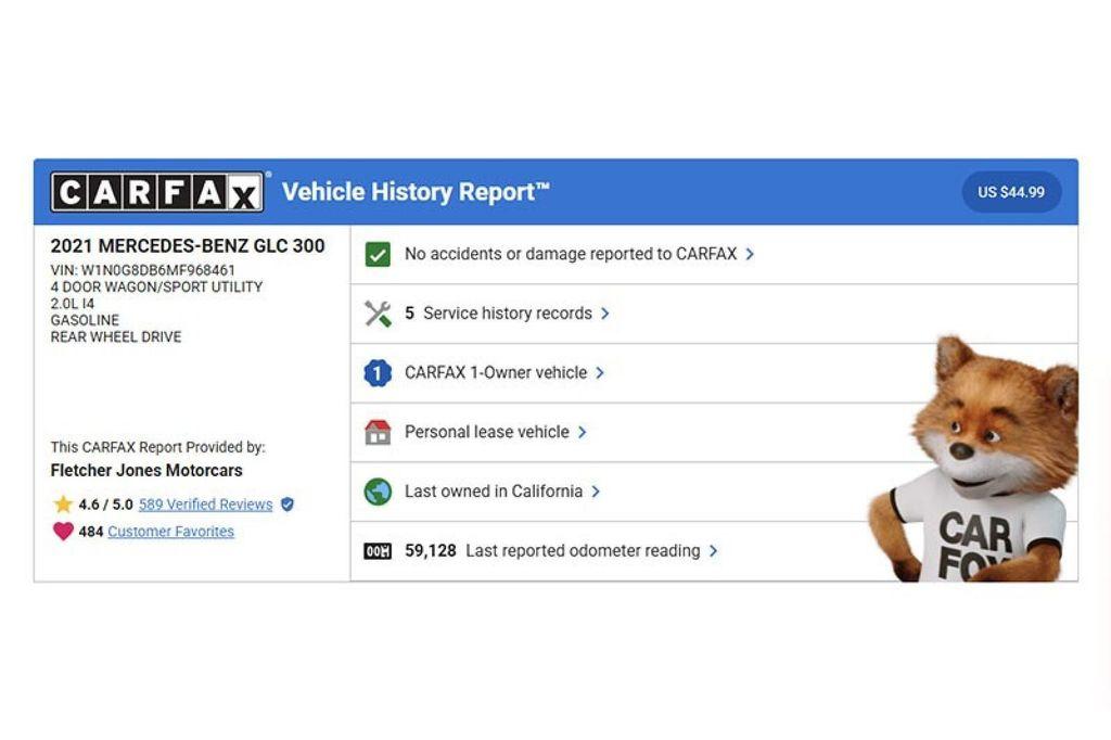 used 2021 Mercedes-Benz GLC 300 car, priced at $24,897