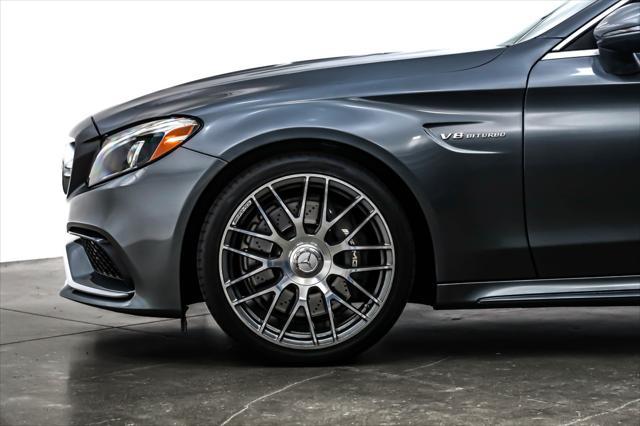 used 2017 Mercedes-Benz AMG C 63 car, priced at $42,893