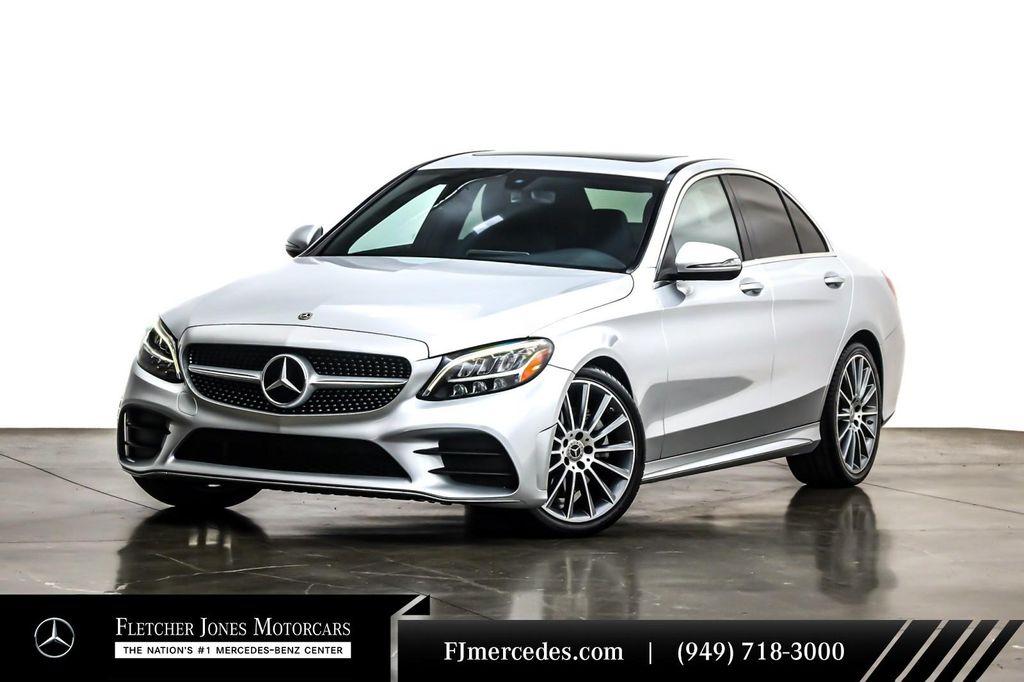 used 2021 Mercedes-Benz C-Class car, priced at $24,893