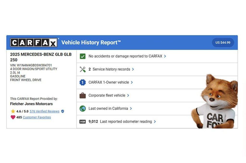 used 2025 Mercedes-Benz GLB 250 car, priced at $48,450