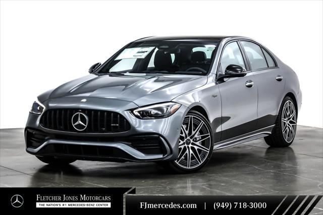 new 2025 Mercedes-Benz AMG C 43 car, priced at $74,630