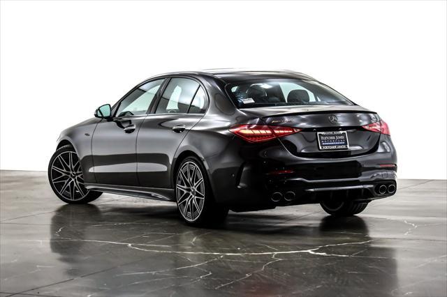 new 2024 Mercedes-Benz AMG C 43 car, priced at $70,455