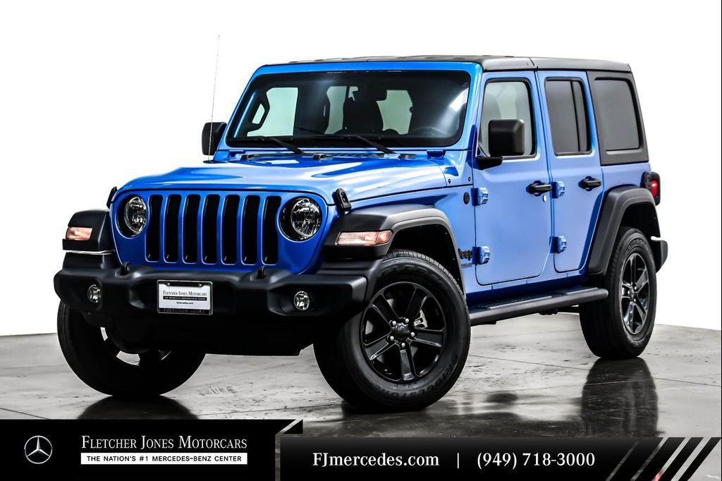 used 2022 Jeep Wrangler Unlimited car, priced at $29,892