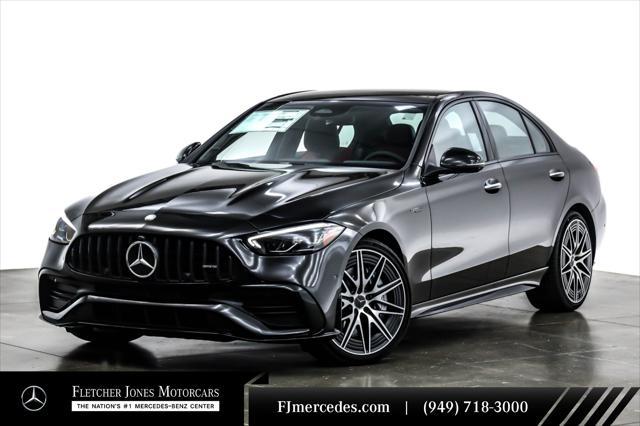 new 2025 Mercedes-Benz AMG C 43 car, priced at $72,930