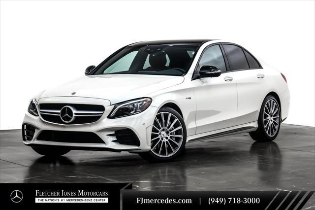 used 2020 Mercedes-Benz AMG C 43 car, priced at $45,893