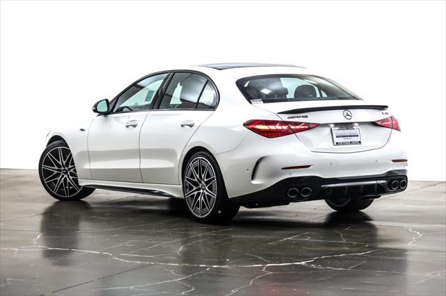 new 2025 Mercedes-Benz AMG C 43 car, priced at $73,105