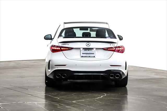 new 2025 Mercedes-Benz AMG C 43 car, priced at $73,105