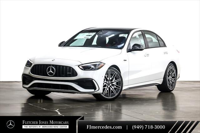 new 2025 Mercedes-Benz AMG C 43 car, priced at $73,105