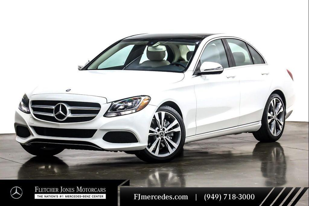 used 2017 Mercedes-Benz C-Class car, priced at $20,894