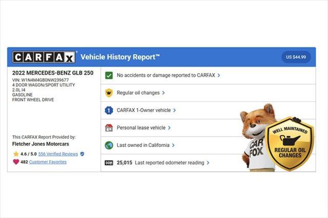 used 2022 Mercedes-Benz GLB 250 car, priced at $28,892