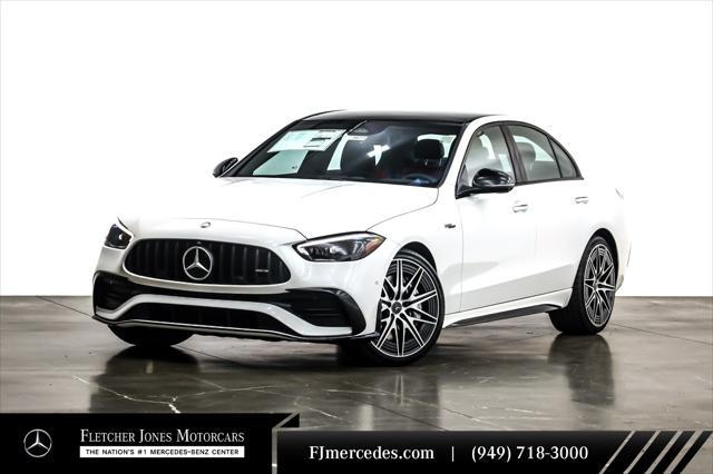 new 2025 Mercedes-Benz AMG C 43 car, priced at $75,830