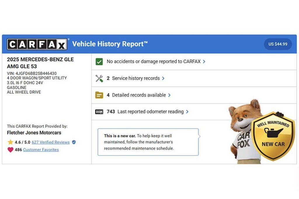 used 2025 Mercedes-Benz AMG GLE 53 car, priced at $95,595