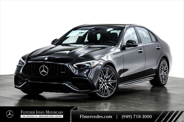 new 2025 Mercedes-Benz AMG C 43 car, priced at $71,730