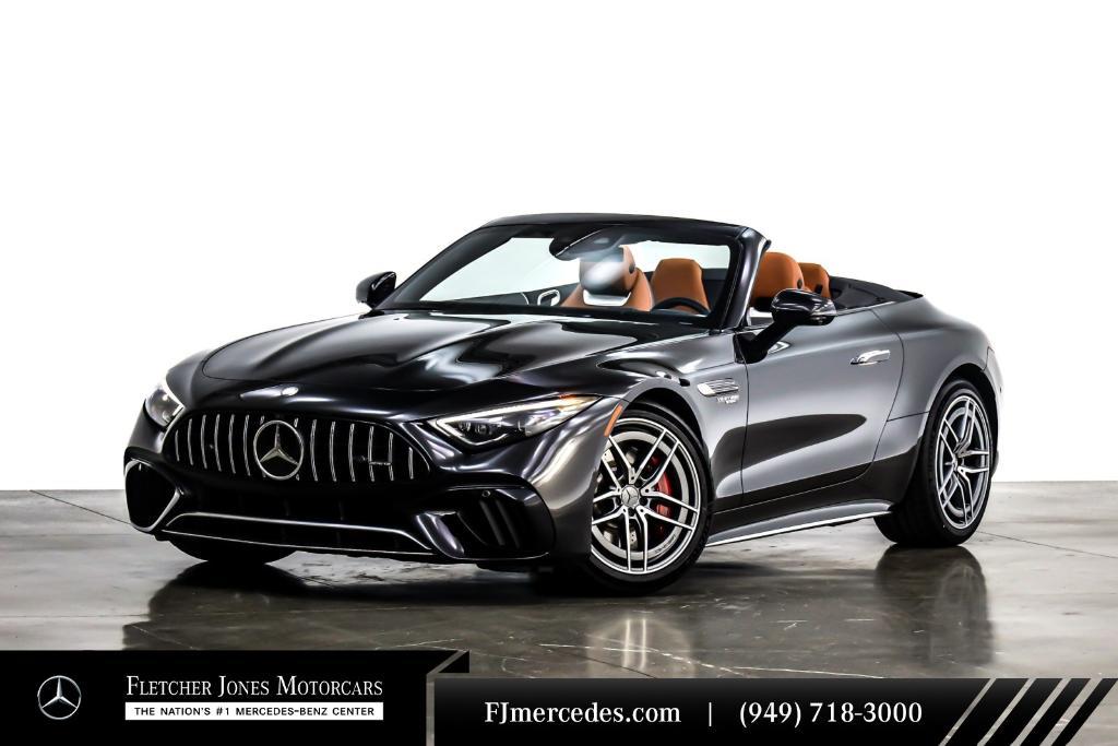 used 2023 Mercedes-Benz AMG SL 55 car, priced at $136,892