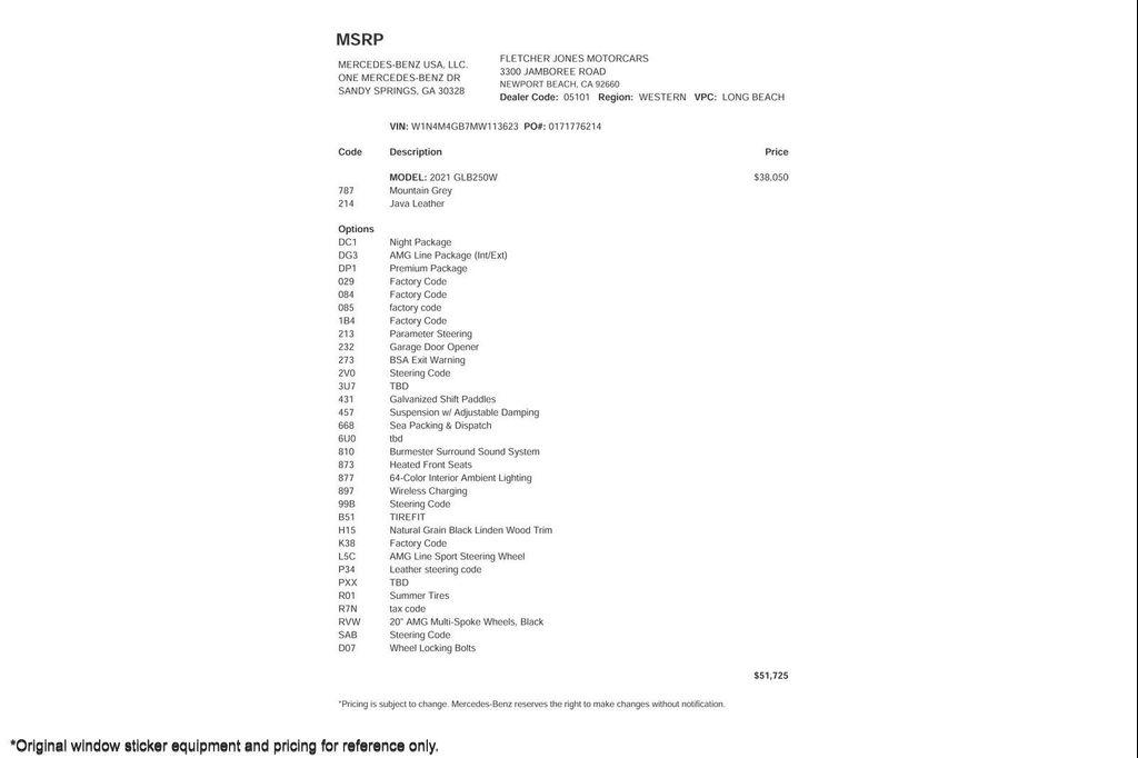 used 2021 Mercedes-Benz GLB 250 car, priced at $24,893