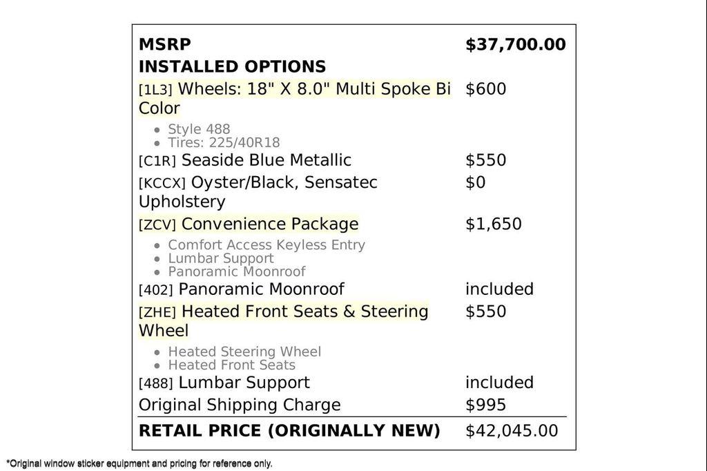 used 2021 BMW 228 Gran Coupe car, priced at $23,893