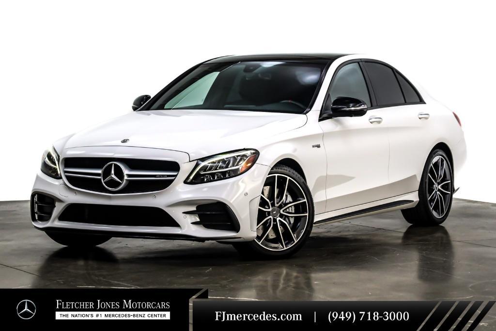 used 2020 Mercedes-Benz AMG C 43 car, priced at $44,893