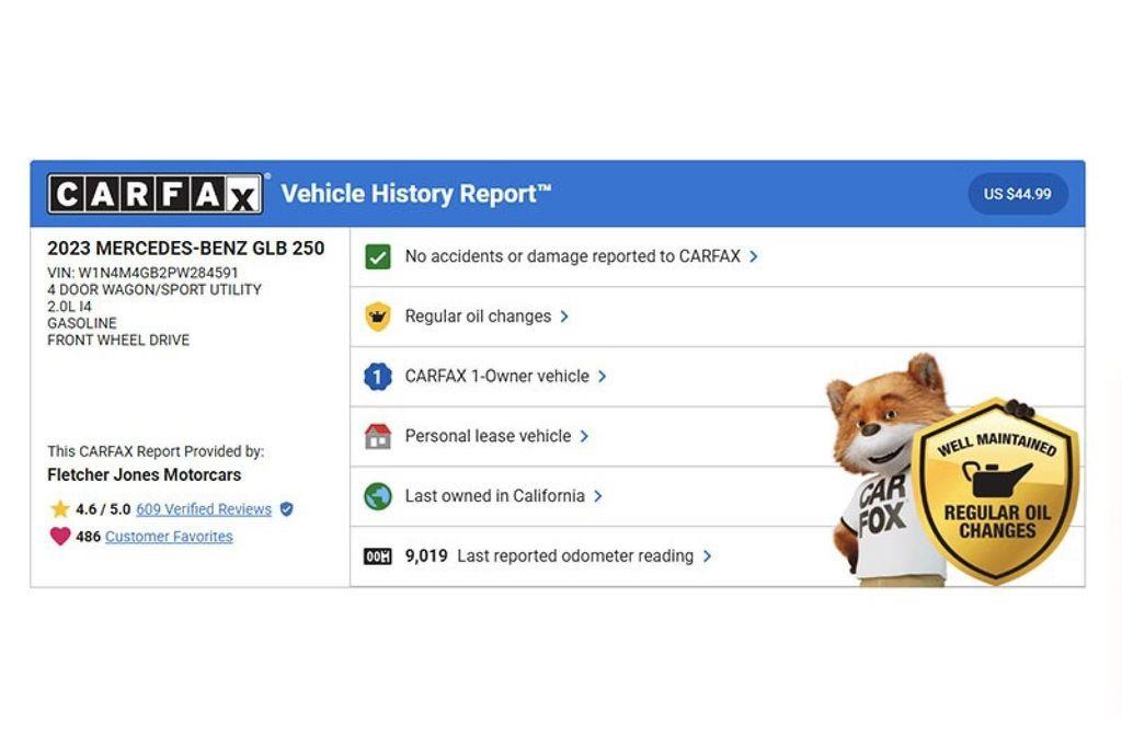 used 2023 Mercedes-Benz GLB 250 car, priced at $33,892