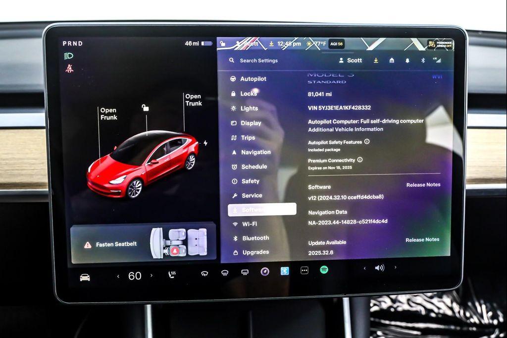 used 2019 Tesla Model 3 car, priced at $18,894