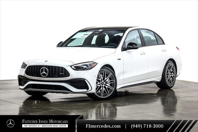 new 2025 Mercedes-Benz AMG C 43 car, priced at $68,310