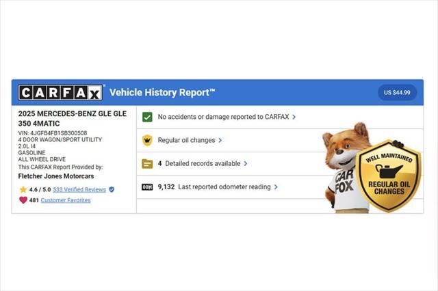 used 2025 Mercedes-Benz GLE 350 car, priced at $69,715