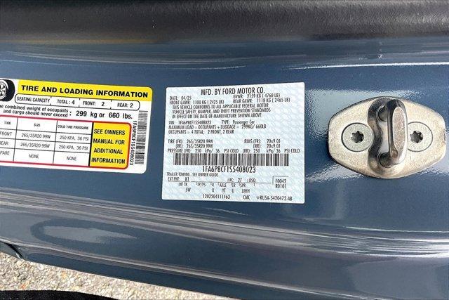 new 2025 Ford Mustang car, priced at $55,838
