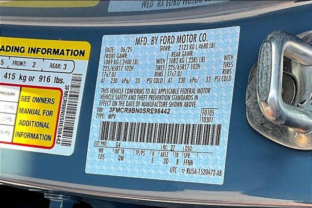 new 2025 Ford Bronco Sport car, priced at $28,450