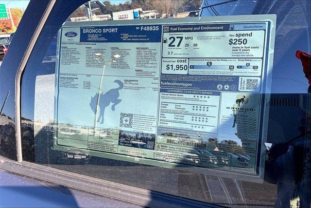 new 2025 Ford Bronco Sport car, priced at $27,680