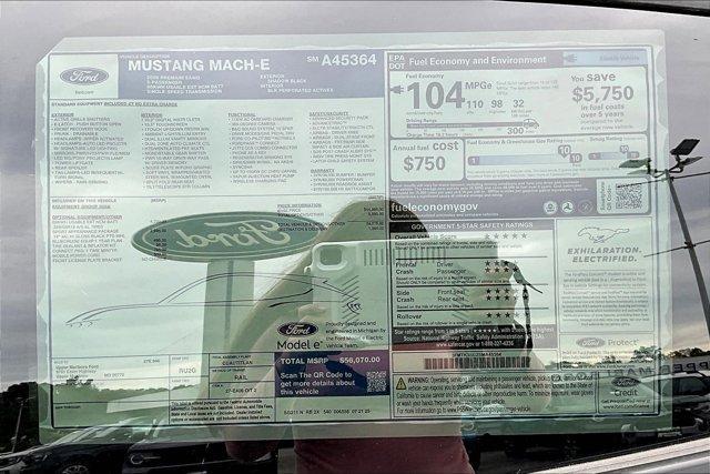 new 2025 Ford Mustang Mach-E car, priced at $51,862