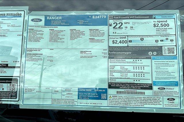 new 2025 Ford Ranger car, priced at $33,255