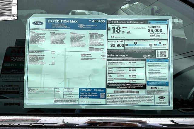 new 2025 Ford Expedition Max car, priced at $75,465
