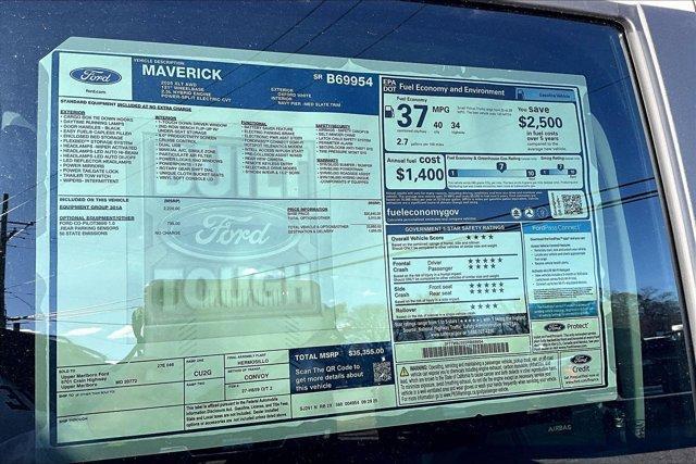 new 2025 Ford Maverick car, priced at $32,089