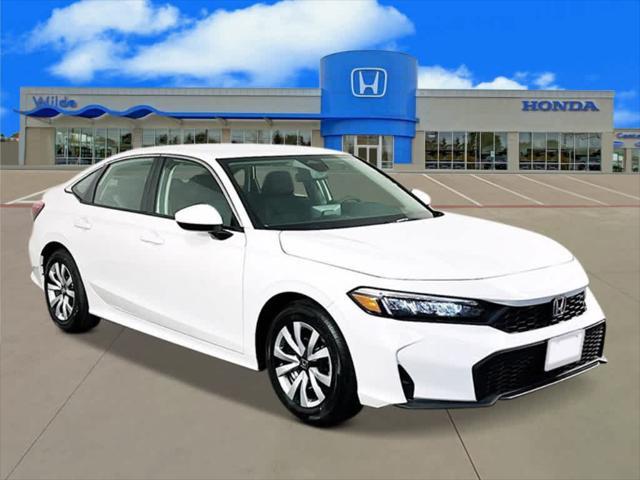 new 2025 Honda Civic car, priced at $25,165