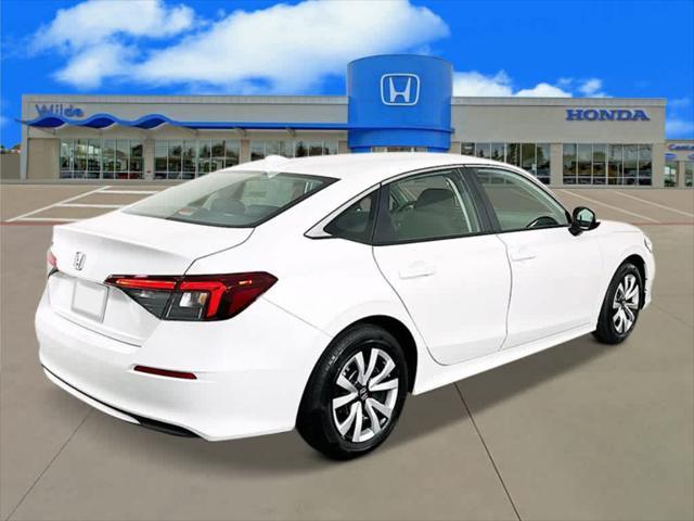 new 2025 Honda Civic car, priced at $25,165